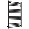 Полотенцесушитель, Сунержа, Аркус, шгв 650*116*1007, диагональное/нижнее/вертикальное, цвет-черный матовый