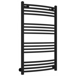 Полотенцесушитель, Сунержа, Аркус, шгв 650*116*1007, диагональное/нижнее/вертикальное, цвет-черный матовый