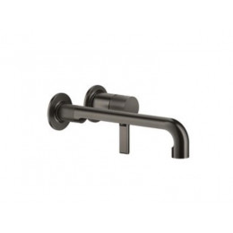 Смеситель для раковины, Gessi, Inciso, цвет-Gold PVD