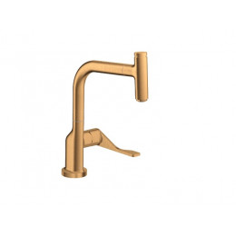 Смеситель для кухни, Hansgrohe, Axor Citterio, цвет-шлифованное золото