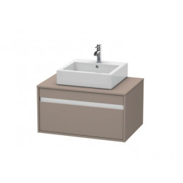 Тумба под раковину, Duravit, Ketho, шгв 800*550*426, раковина-необходимо заказать, цвет-базальт матовый