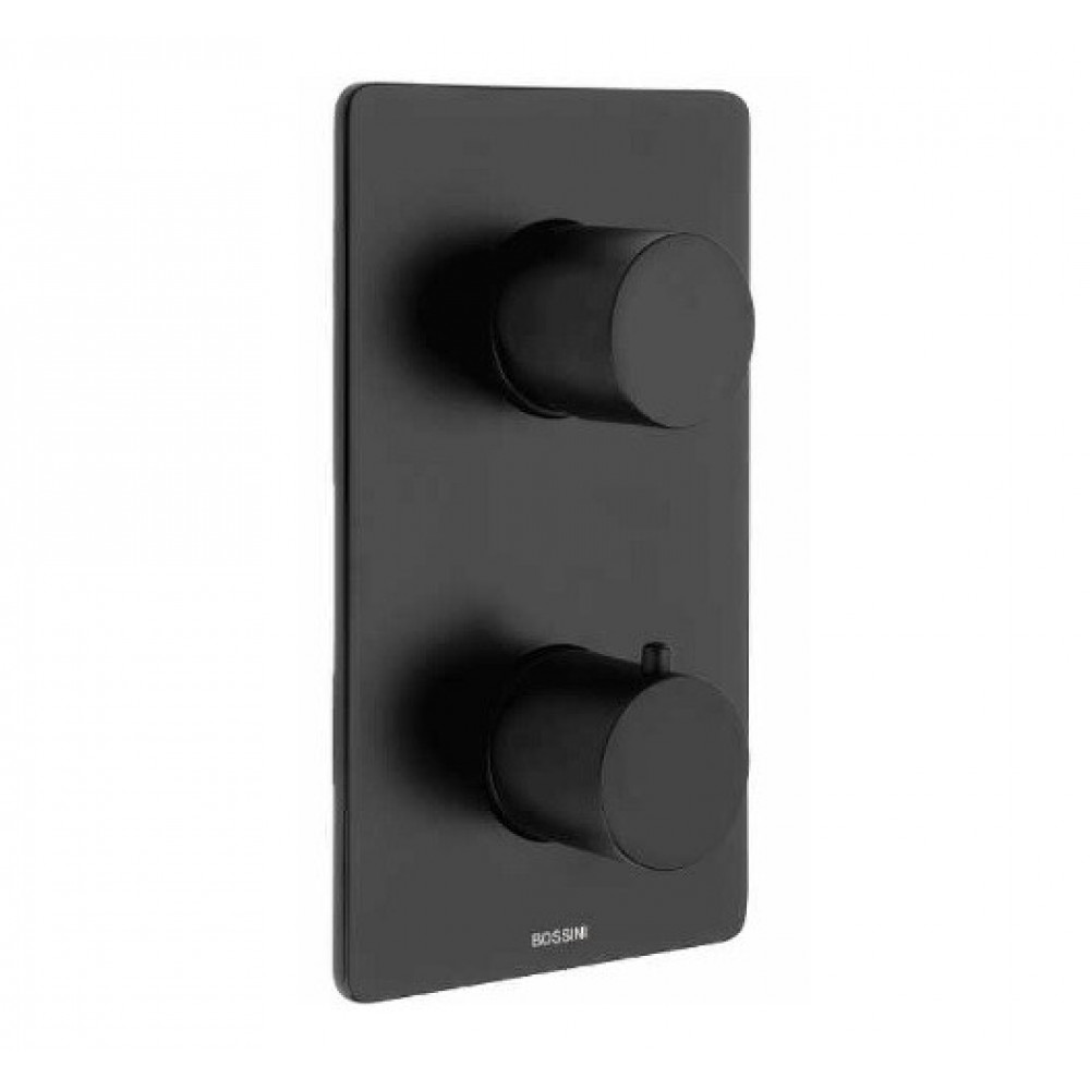 Смеситель для душа, Bossini, OKI, теромстатический, цвет-черный матовый