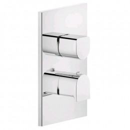 Смеситель для душа, Gessi, Rilievo, на 2 потребителя, цвет-хром