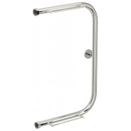 Полотенцесушитель, Сунержа, П-образный, шгв 400*105-125*600, цвет-сталь (без покрытия)