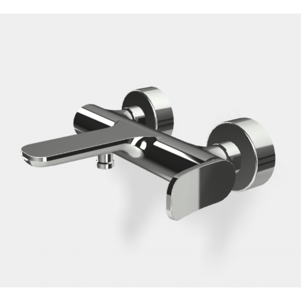 Смеситель для ванны и душа, Fima Carlo Frattini, Flo', цвет-хром