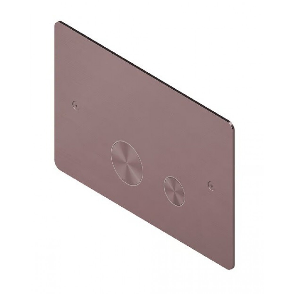 Клавиша смыва, Quadro design, Complements, для унитаза, шгв 250*3*160, цвет-золото розовое