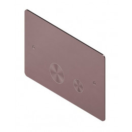 Клавиша смыва, Quadro design, Complements, для унитаза, шгв 250*3*160, цвет-золото розовое