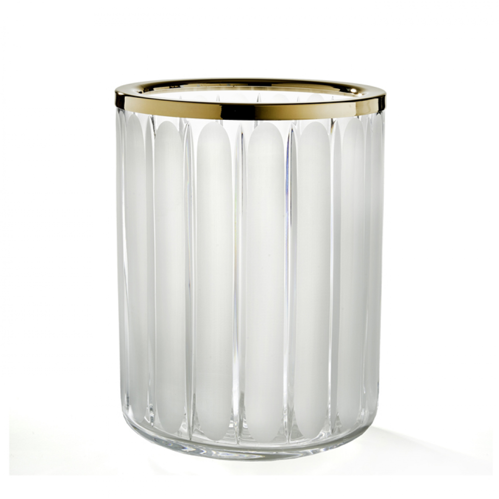 Урна, 3SC, Montblanc, шгв 200*200*280, цвет-золото матовое