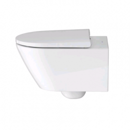 Унитаз, Duravit, D-Neo, RIMLESS, подвесной, шгв 370*540*360, цвет-белый матовый сатинированный