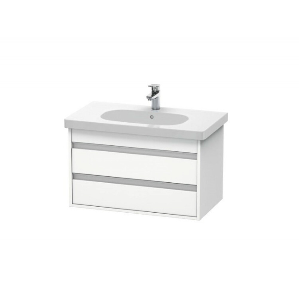 Тумба под раковину, Duravit, Ketho, шгв 800*455*480, раковина-необходимо заказать, цвет-белый матовый