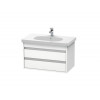 Тумба под раковину, Duravit, Ketho, шгв 800*455*480, раковина-необходимо заказать, цвет-белый матовый