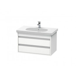 Тумба под раковину, Duravit, Ketho, шгв 800*455*480, раковина-необходимо заказать, цвет-белый матовый