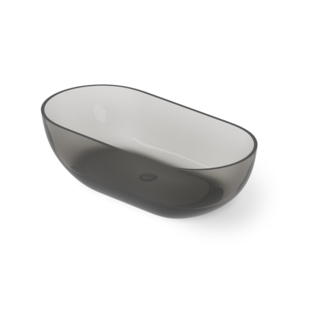 Ванна, DEA Design, Shadow, шгв 1650*820*520, цвет-Smoky Black (дымчато-черный)