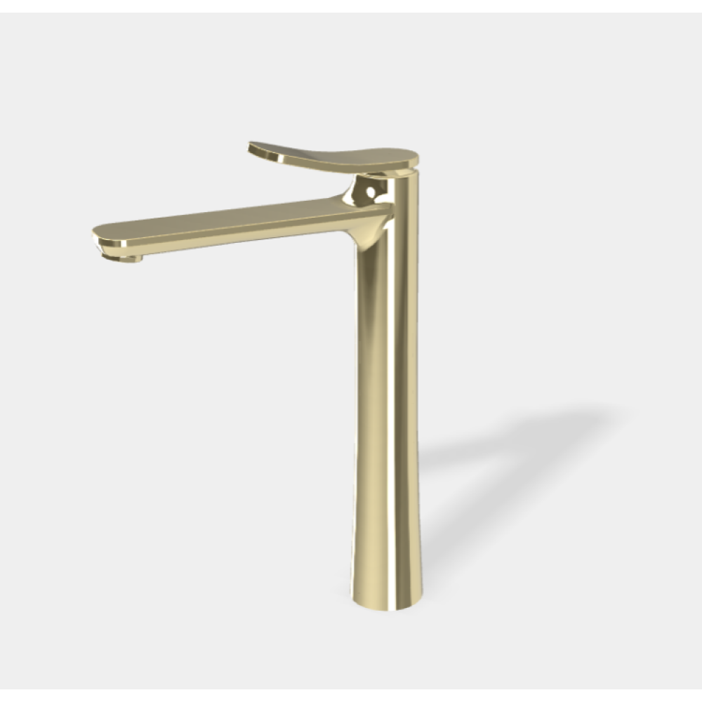 Смеситель для раковины, Fima Carlo Frattini, Flo', цвет-шампань