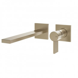 Смеситель для раковины, Gessi, Inverso Diamantato, цвет-Finox Brushed Nickel