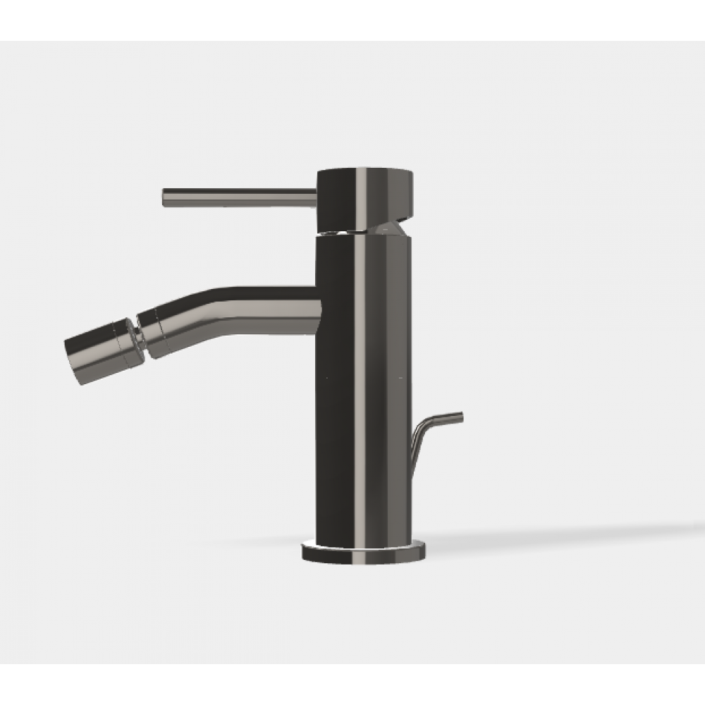 Смеситель для биде, Fima Carlo Frattini, Spillo Up, цвет-черный хром