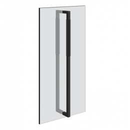 Ручка, Gessi, Shower outfit, двойная, 600 мм, черный матовый