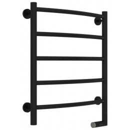 Полотенцесушитель, Сунержа, Галант 2.0, шгв 550*106-121*662, нижнее справа, МЭМ, цвет-черный матовый