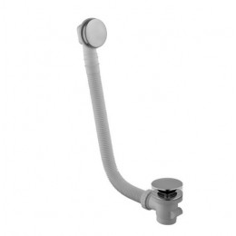 Слив-перелив, Fima Carlo Frattini, Complementi Bagno, для ванны, Click-Clack, без сифона, цвет-брашированное золото