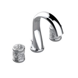 Смеситель для раковины, THG, Hirondelles Platinum stamped, цвет-хром