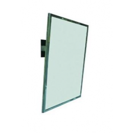 Зеркало, Nofer, прямоугольное, шгв 500*75*700, цвет-нержавеющая сталь матовая