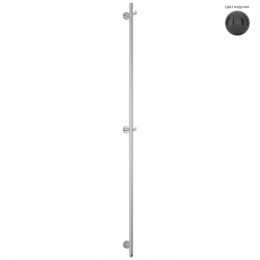 Полотенцесушитель, Сунержа, Аскет, шгв 50*122.5*1650, нижнее, кабель, цвет-RAL 7021 Чёрно-серый