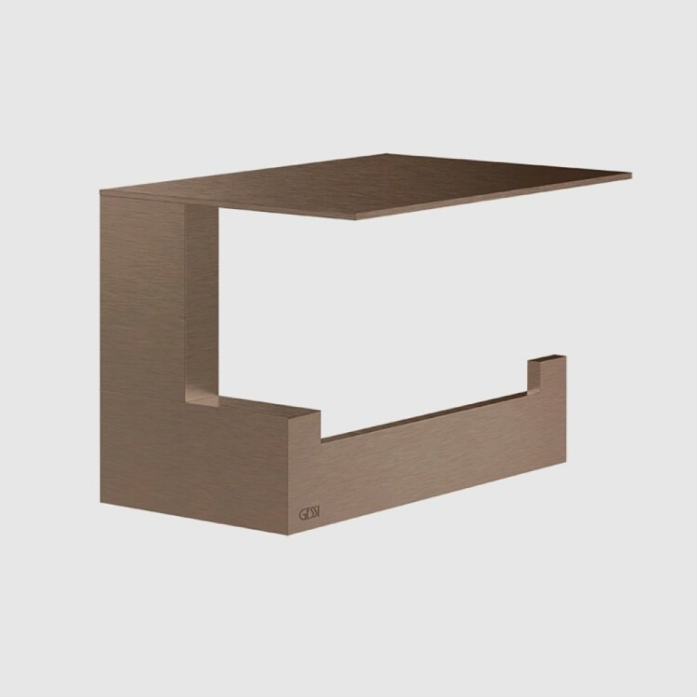 Бумагодержатель, Gessi, Rettangolo, шгв 155*100*97, цвет-Copper Brushed PVD