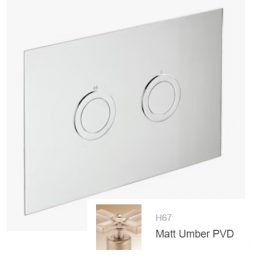 Клавиша смыва, THG, для унитаза, шгв 250*4*165, цвет-Umber matt PVD