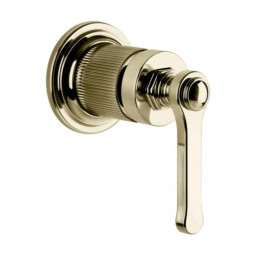 Смеситель для душа, Gessi, VENTI20, на 1 потребитель, цвет-Brass PVD