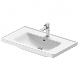Раковина, Duravit, Duravit No.1, шгв 800*480*165, отверстия для смесителя-1, WonderGliss, цвет-белый