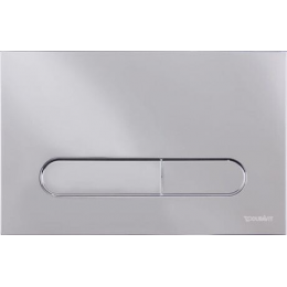 Клавиша смыва, Duravit, DuraSystem, для унитаза, шгв 230*6,5*150,5, цвет-хром
