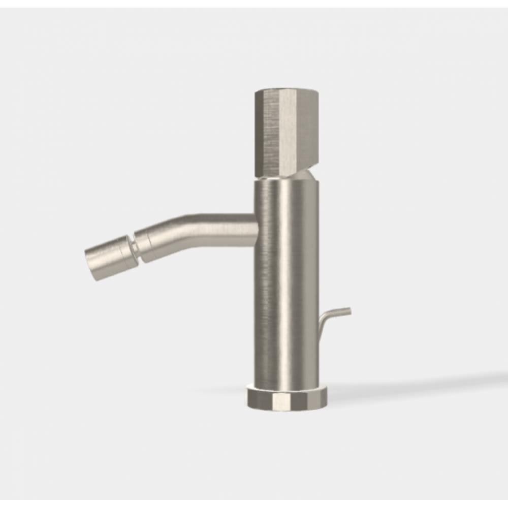 Смеситель для биде, Fima Carlo Frattini, Spillo Tech, V COLLECTION, цвет-никель брашированный