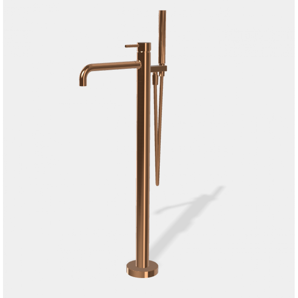 Смеситель для ванны, Fima Carlo Frattini, Spillo Up, цвет-янтарная бронза