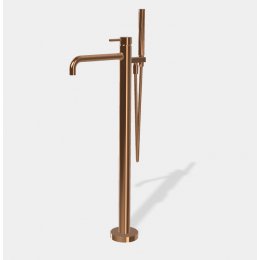 Смеситель для ванны, Fima Carlo Frattini, Spillo Up, цвет-янтарная бронза