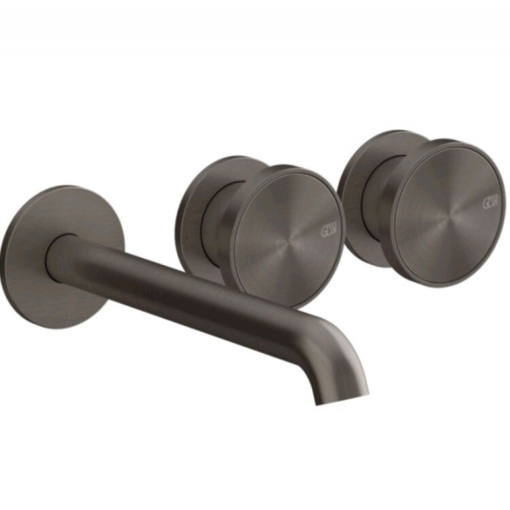 Смеситель для раковины, Gessi, Origini, цвет-Black Metal Brushed PVD