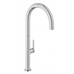 Смеситель для кухни, Kludi, AUREA, цвет-никель брашированный