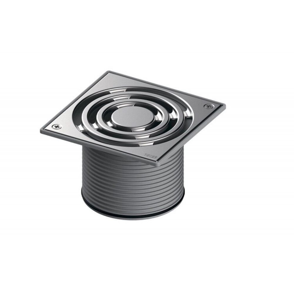 Декоративная решетка, TECE, TECEdrainpoint S, 150 мм, цвет-полированная нержавеющая сталь