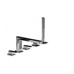 Смеситель для ванны и душа, Fantini, Mare, цвет-черный матовый