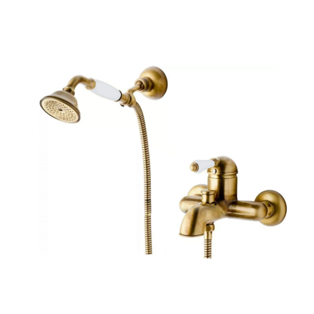 Смеситель для ванны и душа, Nicolazzi, P.M.Blanc, цвет-бронза