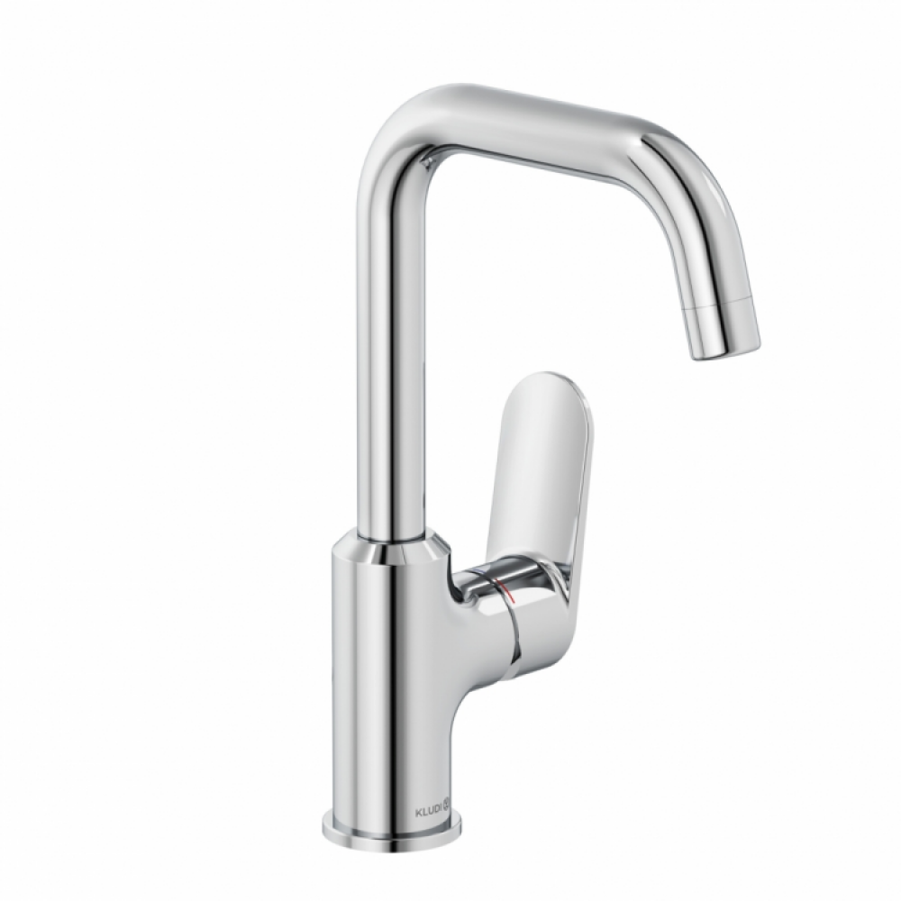 Смеситель для раковины, Kludi, X1, цвет-хром