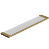 Полка, Kludi, VELA C, шгв 600*111*15, цвет-золото брашированное