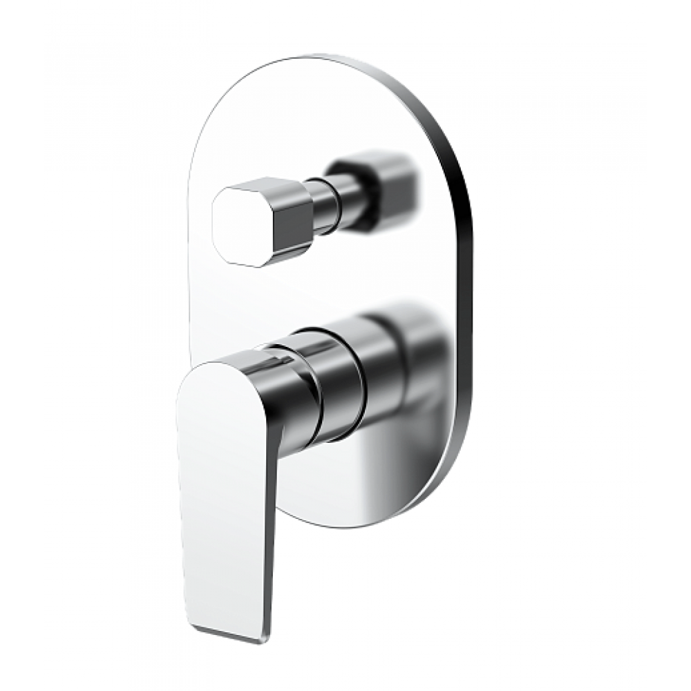 Смеситель для душа, Smartflow, на 2 потребителя, цвет-хром