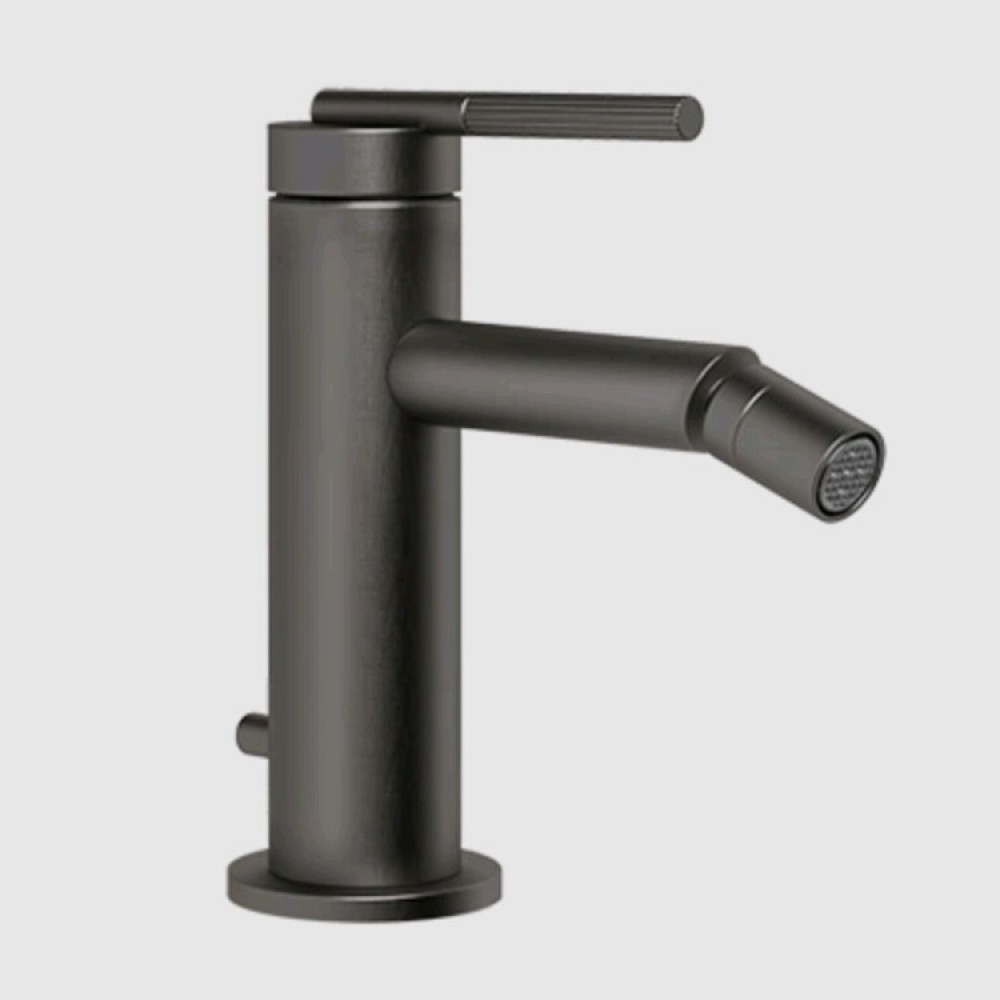 Смеситель для биде, Gessi, Ingranaggio, цвет-Black Metal Brushed PVD