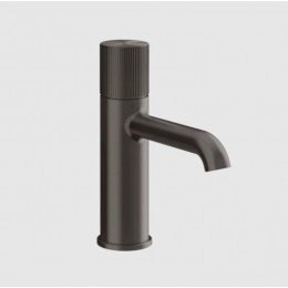 Смеситель для раковины, Gessi, Habito Rigato, цвет-Black Metal Brushed PVD