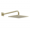 Верхний душ, Gessi, Rilievo, 250*250, цвет-Brushed Brass PVD
