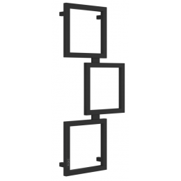 Полотенцесушитель, Сунержа, Этюд ES, шгв 490*74*1050, слева, кабель, цвет-черный матовый (Matt Black, Nero Opaco)