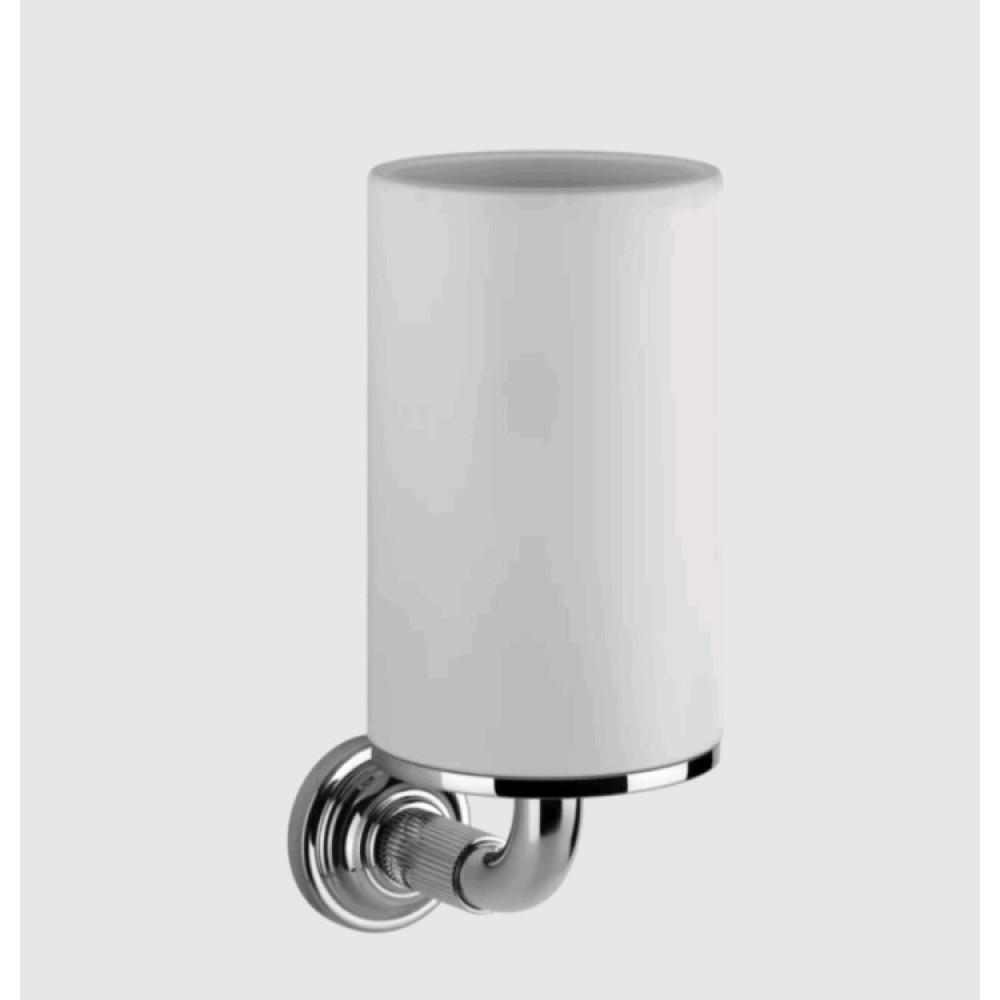 Стакан, Gessi, VENTI20, шгв 75*115*182, цвет-белый/хром