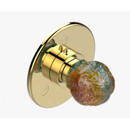 Вентиль, THG, Flore, переключающий (дивертор), цвет-золото светлое (Light Gold)