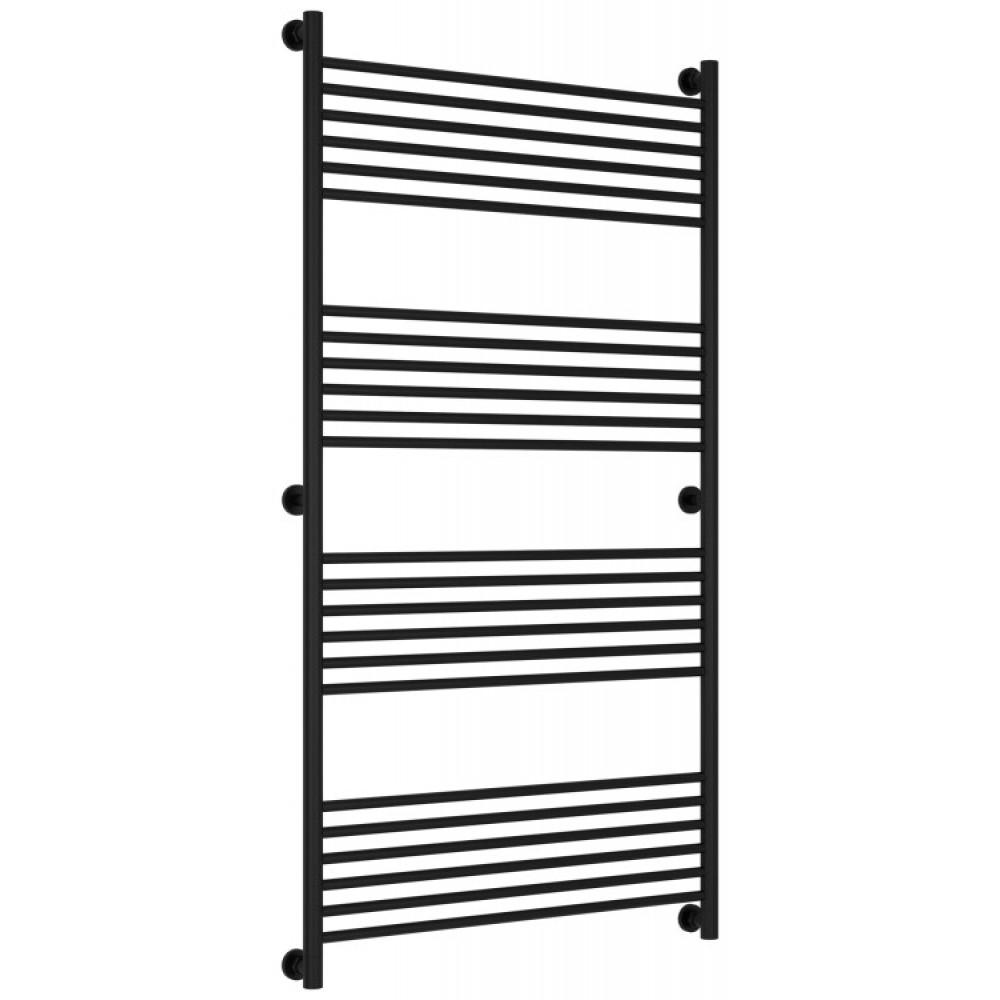 Полотенцесушитель, Сунержа, Богема +, прямая, шгв 850*76*1562, цвет-черный матовый