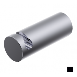 Крючок, Ritmonio, Elementa Fittings, шгв 30*80*30, цвет-черный